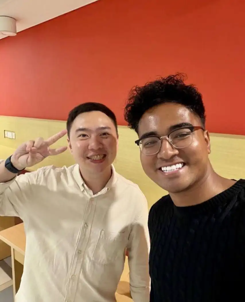 Boon Peng at the Gen AI automation workshop