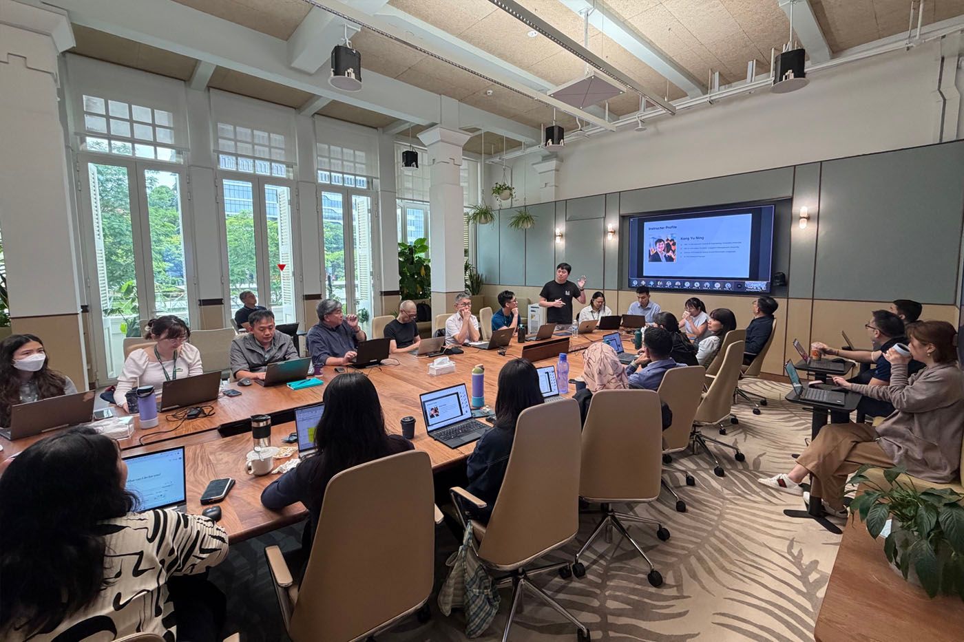 Temasek Trust training session