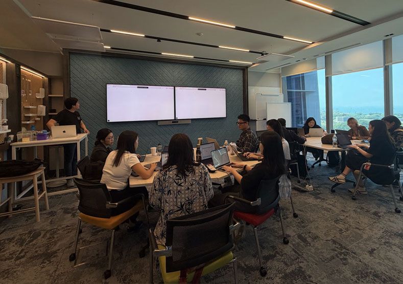 DBS Business Design team during the private GA100 run