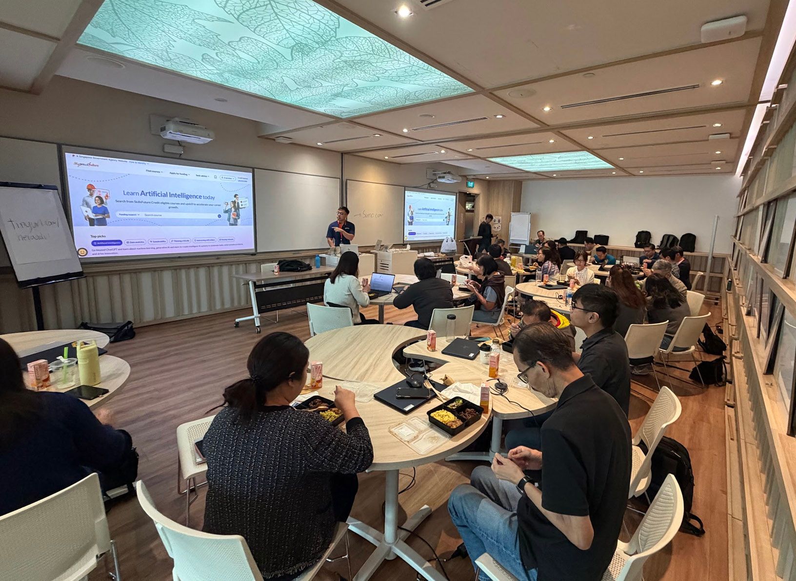Workshop session at Enterprise Singapore