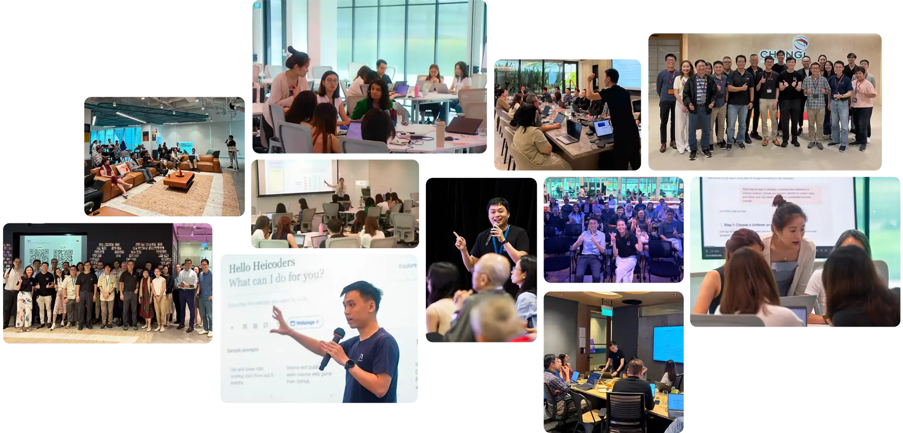 Student profiles from different backgrounds