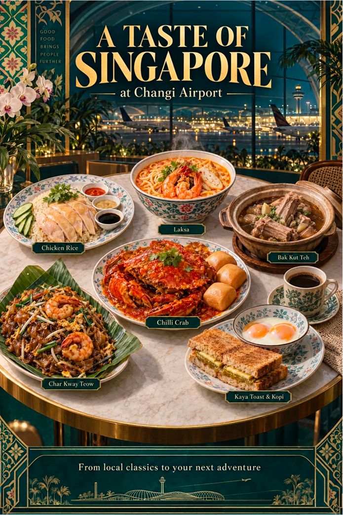 A Taste of Singapore at Changi Airport