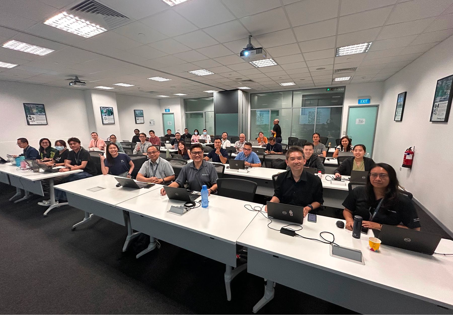 Pepperl+Fuchs Engineering team during the workshop