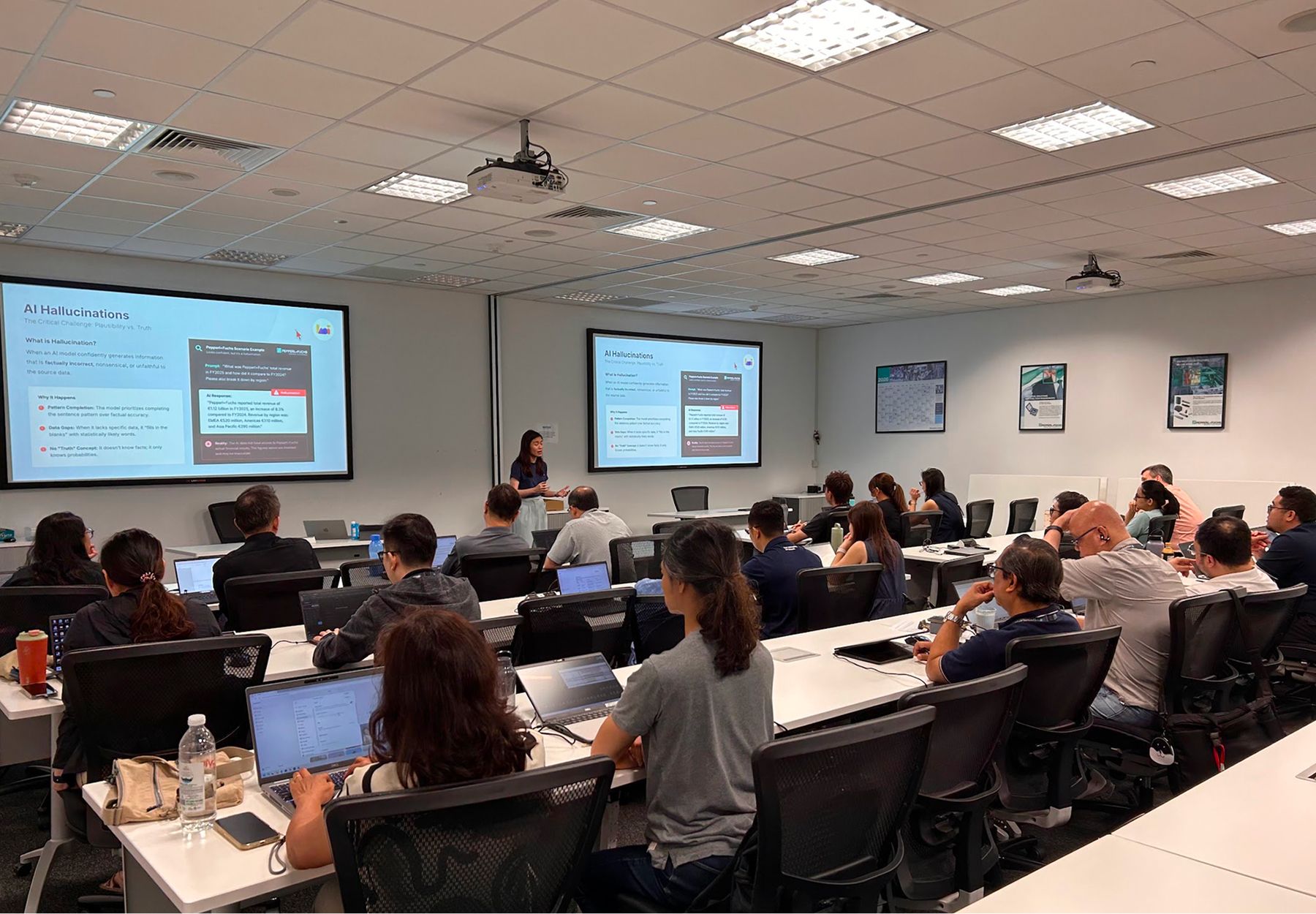 Pepperl+Fuchs Engineering team during the workshop