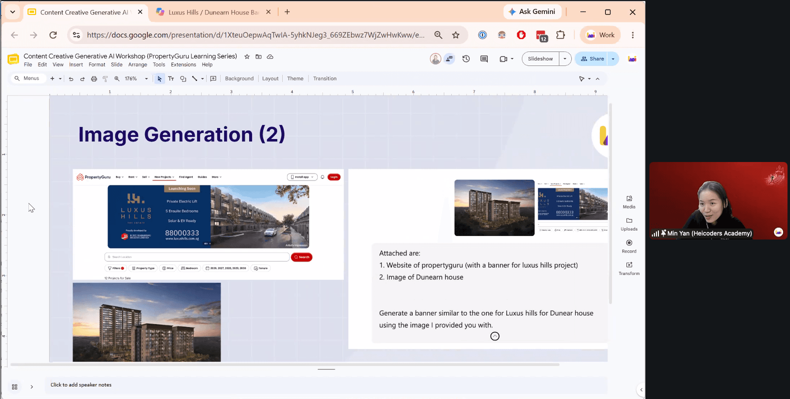 PropertyGuru content creation webinar session