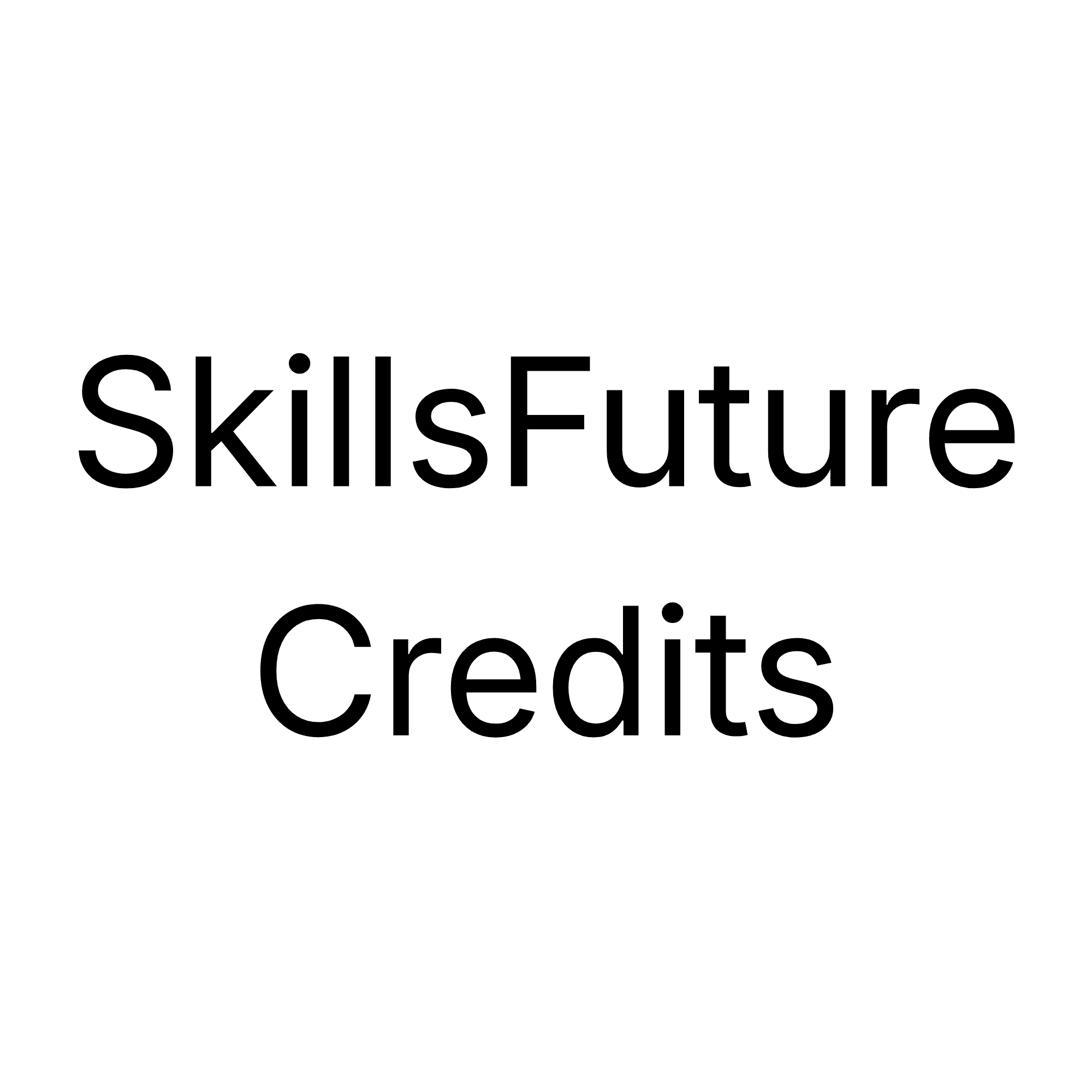SkillsFuture Credits (SFC)